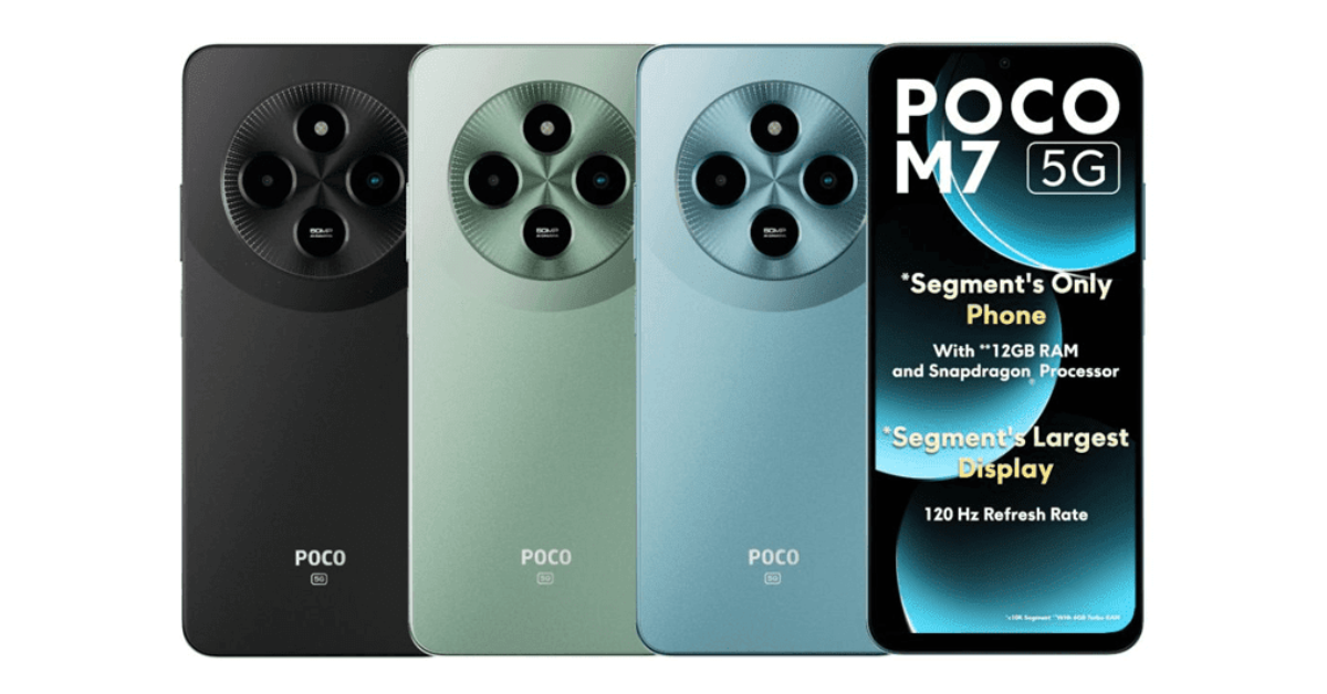 เปิดตัว Poco M7 5G รุ่นประหยัดชิป Snapdragon จอ 120Hz กล้อง 50MP อัปเดตความปลอดภัย 4 ปี