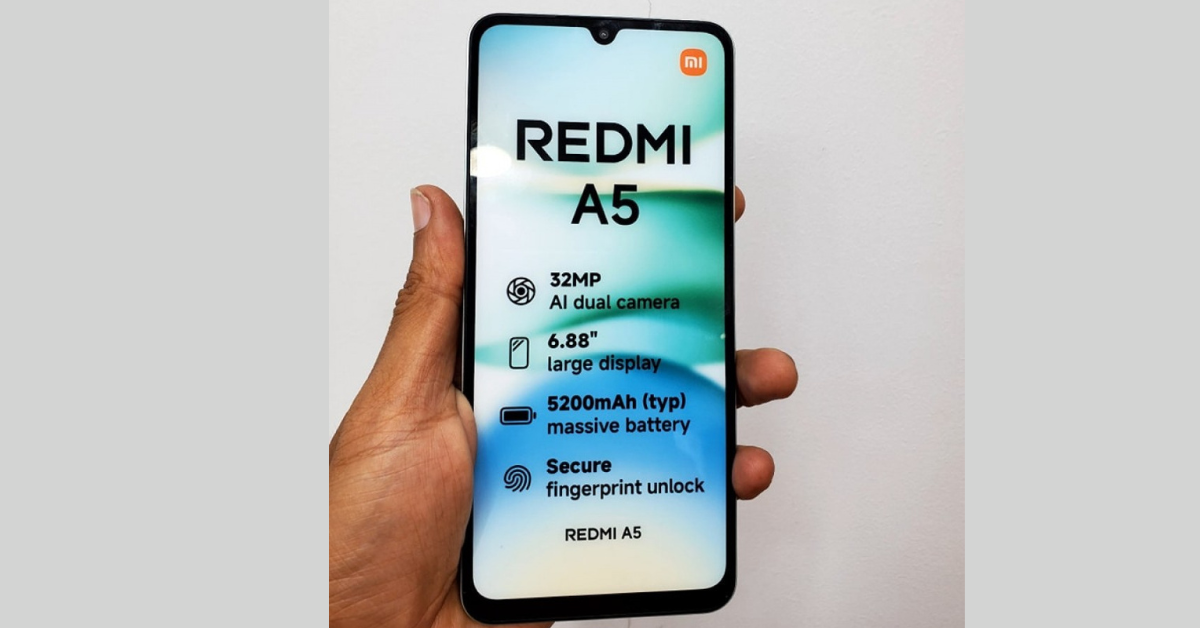 เปิดตัว Redmi A5 4G หน้าจอ 6.88 นิ้ว 120Hz เริ่มต้นแค่ 3 ใบเทา