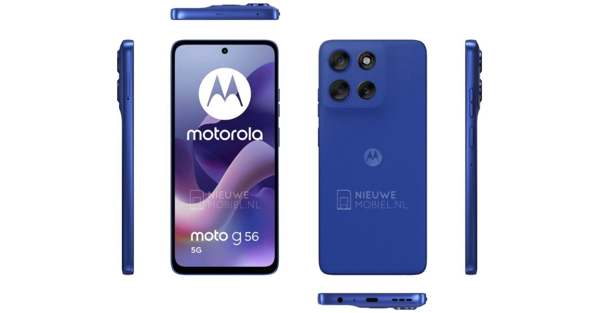 หลุดภาพชุดใหม่ Moto G56 พร้อมตัวเลือกสี และสเปคก่อนเปิดตัว
