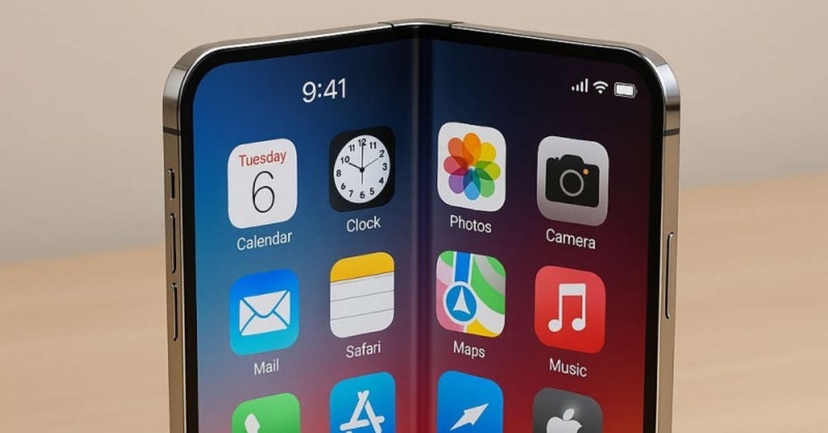 iPhone Fold ลือขนาดจอพับทั้งด้านนอกและด้านใน เตรียมเปิดตัวปี 2026