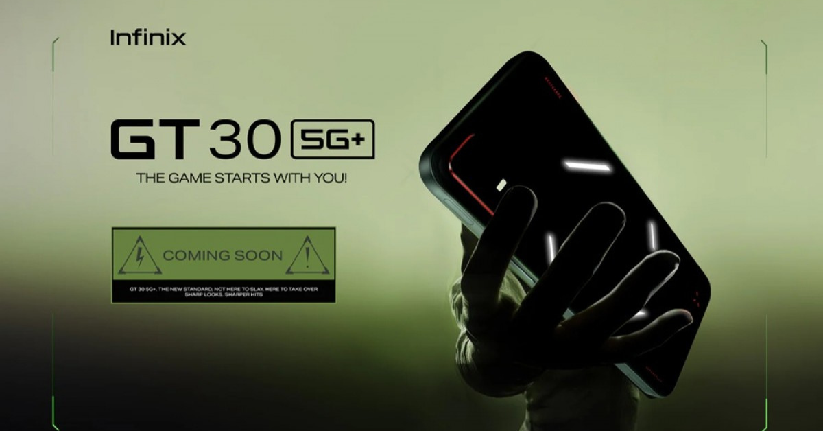 Infinix GT 30 5G+ เตรียมเปิดตัว 8 สิงหาคมนี้ พร้อมดีไซน์สุดล้ำและฟีเจอร์เกมมิ่งจัดเต็ม
