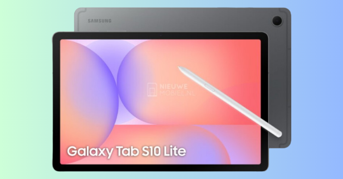 ภาพเรนเดอร์ Samsung Galaxy Tab S10 Lite หลุดออกมาเพิ่มเติม