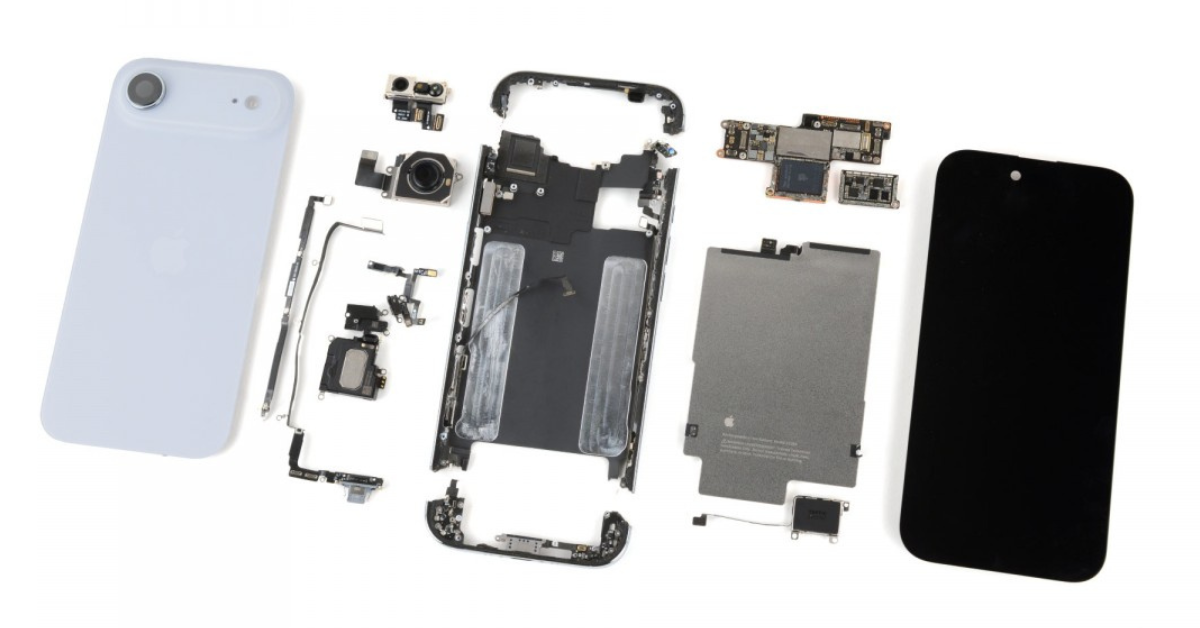 iPhone Air โดนชำแหละแล้ว เผยซ่อมง่ายขึ้น และมีทริคเด็ดที่แบตเตอรี่!