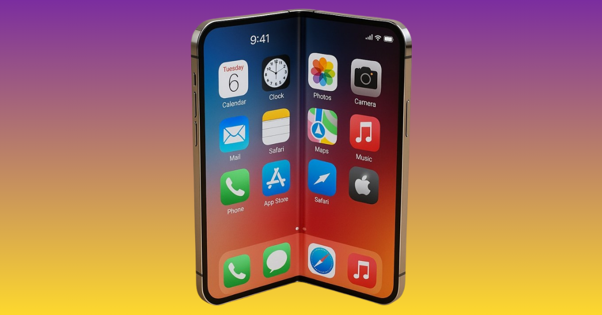 iPhone พับได้ (iPhone Fold) จะมาปีหน้า! เฟรมเครื่องผสม "ไทเทเนียมและอลูมิเนียม"