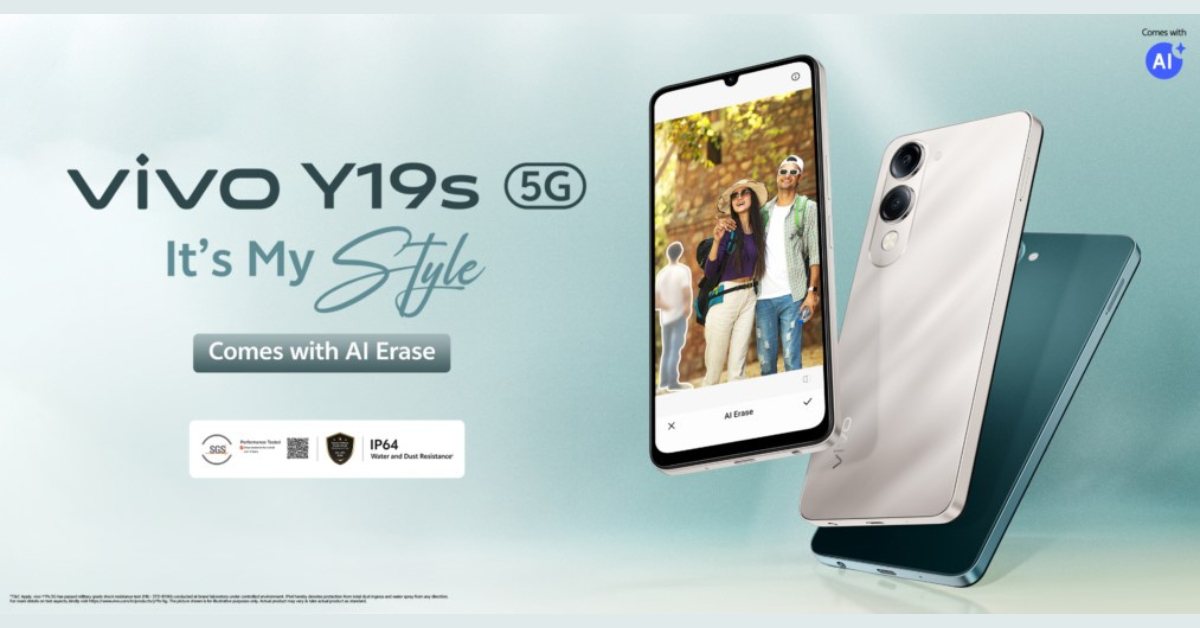 เปิดตัว Vivo Y19s 5G แบตอึด จอใหญ่ ในราคาเป็นมิตร เอาใจสายประหยัด