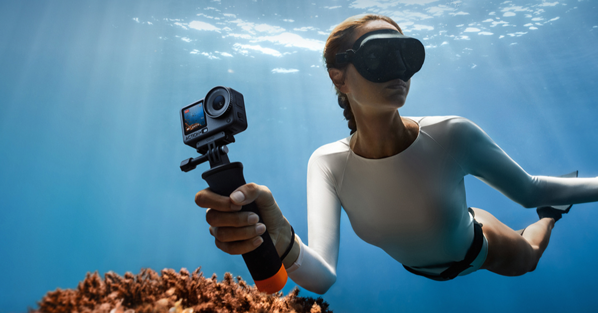 DJI Osmo Action 6 ทำลายกำแพงรูรับแสงที่ถูกจำกัด  กล้องแอคชั่นตัวแรกของ DJI ที่มาพร้อมกับรูรับแสงปรับได้