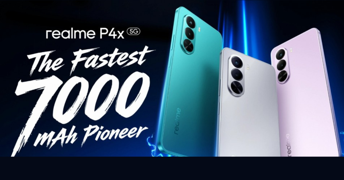 เปิดตัว Realme P4x มือถือเกมดีราคาเป็นมิตร Dimensity 7400 Ultra จอ 144Hz แบต 7000mAh