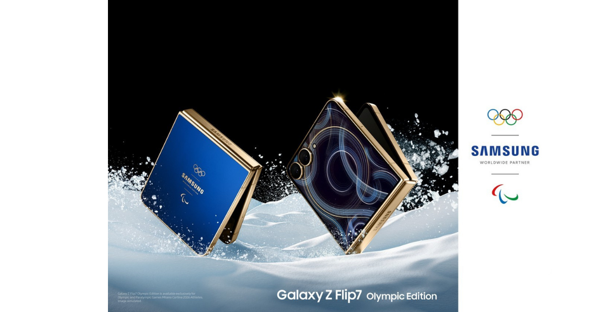 เปิดตัว Samsung Galaxy Z Flip7 Olympic Edition ต้อนรับมหกรรมกีฬาโอลิมปิกฤดูหนาว Milano Cortina 2026 