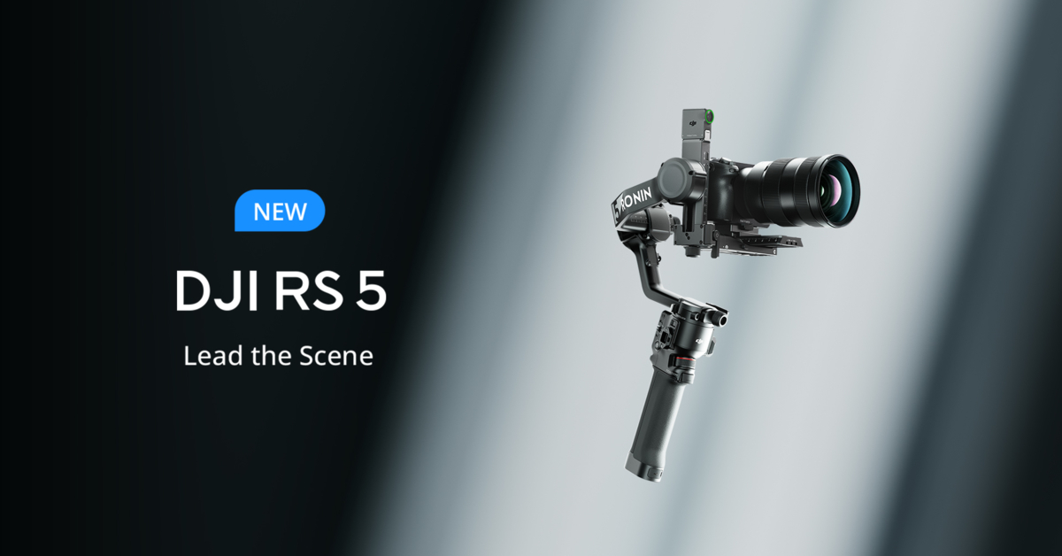 เปิดตัว DJI RS 5 กิมบอลน้ำหนักเบาสำหรับใช้งานเชิงพาณิชย์รุ่นใหม่ล่าสุด