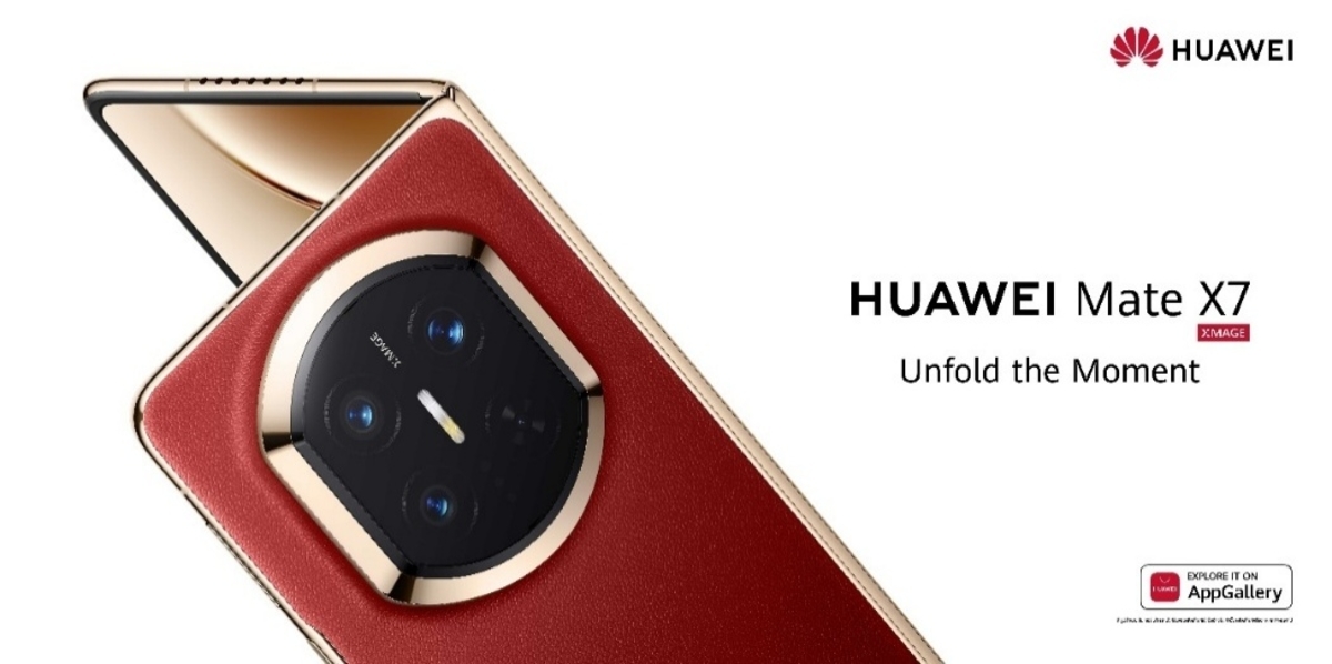 หัวเว่ยยกทัพสมาร์ทดีไวซ์เรือธงระดับพรีเมียม เปิดตัว HUAWEI Mate X7 สมาร์ทโฟนจอพับแกร่งทุกองศา