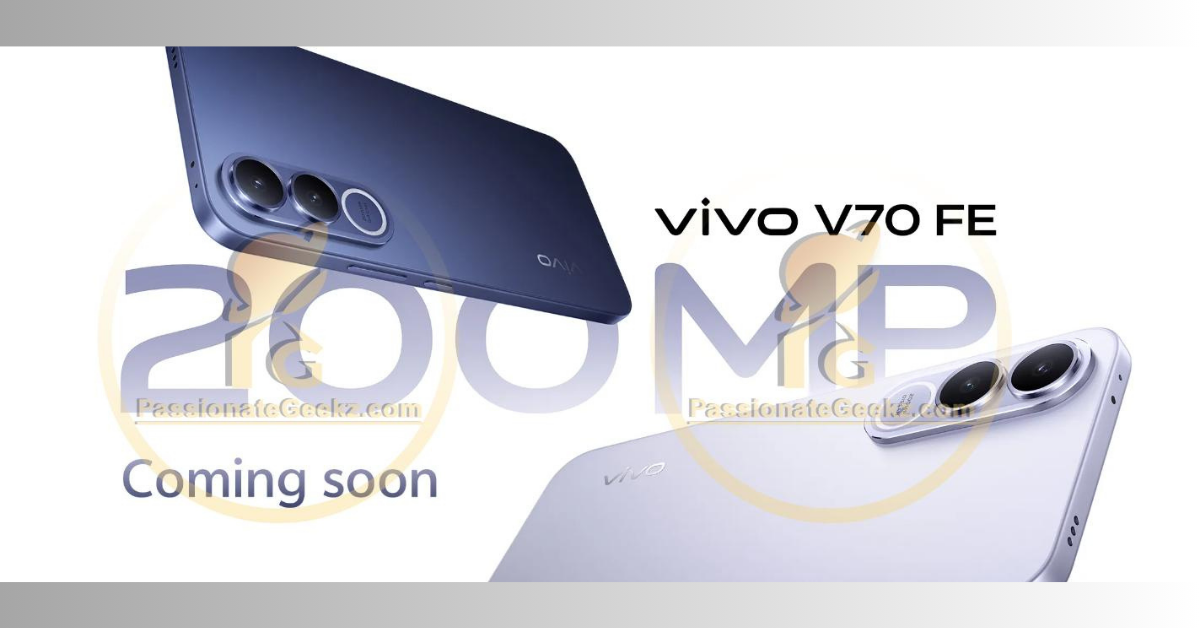vivo เตรียมส่ง vivo V70 FE สู้ศึกมือถือระดับกลาง ชูจุดเด่นกล้อง 200MP และแบตเตอรี่อึดสะใจ 7,000mAh