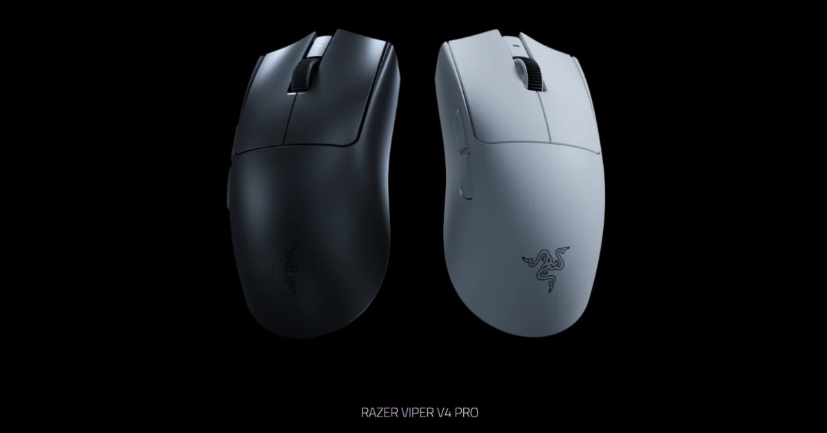 Razer เปิดตัว Viper V4 Pro และ Gigantus V2 Pro ยกระดับความเร็วแสงด้วยโพลลิ่งเรต 8,000Hz และน้ำหนักเบาเพียง 49 กรัม