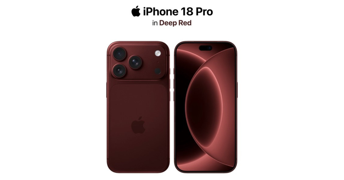 iPhone 18 Pro เตรียมส่งสีแดงเฉดใหม่ Deep Red ท้าชนตลาด อัปเกรดชิป 2nm และดีไซน์หน้าจอที่สมบูรณ์ขึ้น