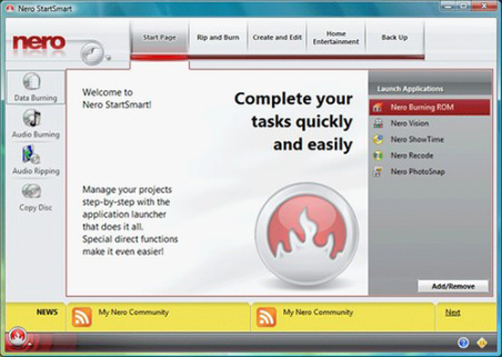 nero burning software free download for vista